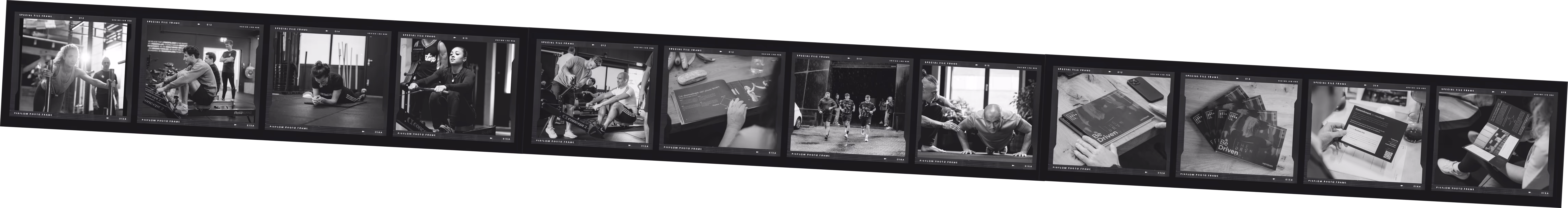 Decoratieve b-roll afbeelding van diverse klanten van Gymful
