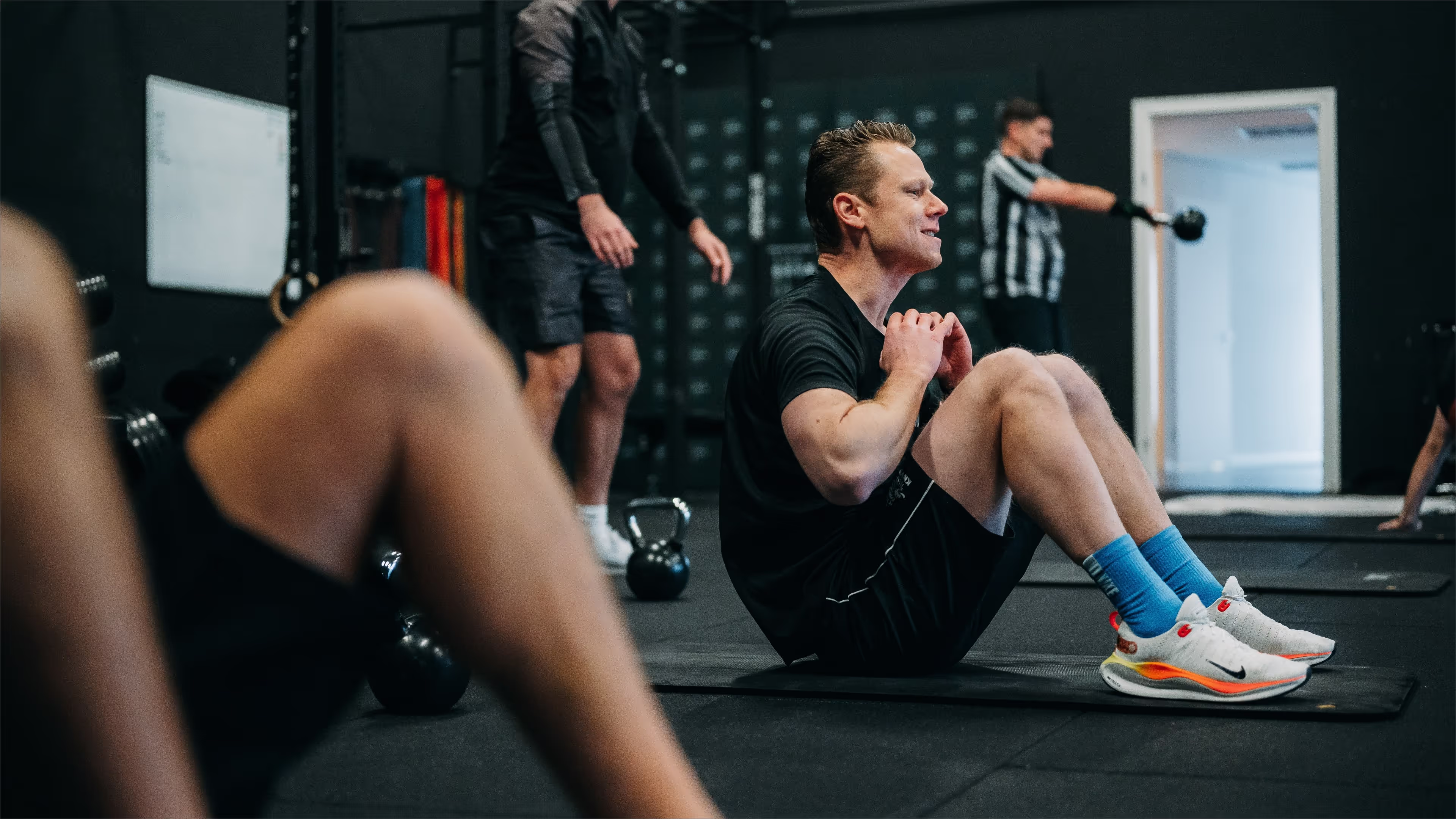 Sporters bij een Gymful klant